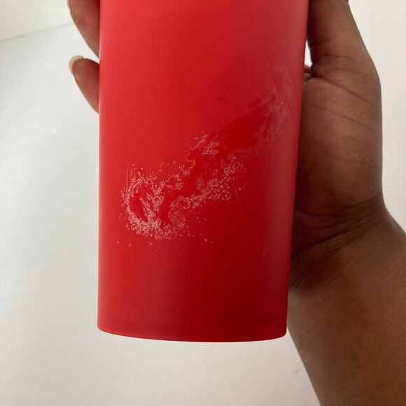 Rare Starbucks 2016 Matte Red Soft Touch Tumbler - Picture 6 of 10